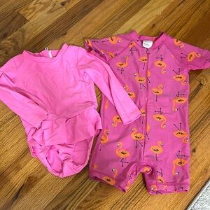 Rash guard, swimsuits